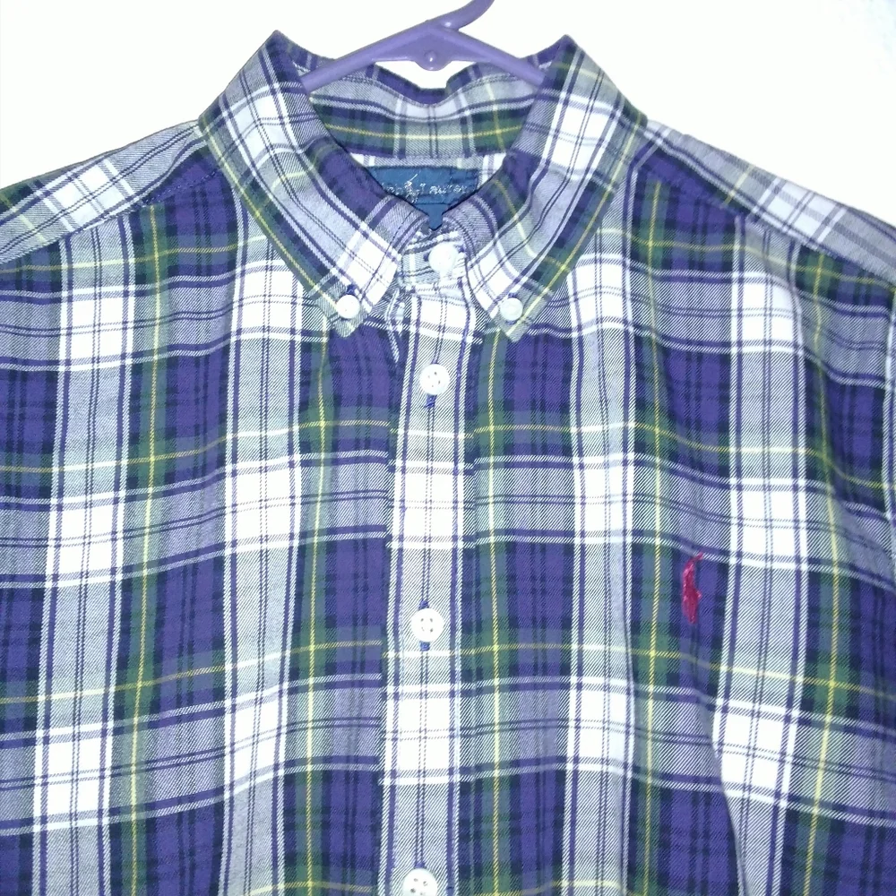 Ralph Lauren Plaid Button Down Shirt
